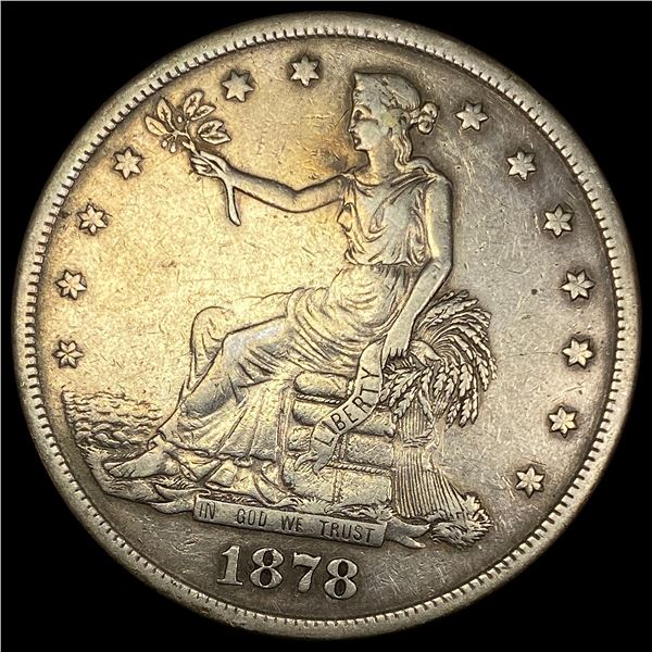 1878-S Silver Trade Dollar LIGHTLY CIRCULATED