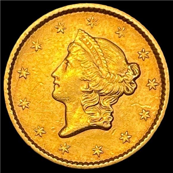1851-C Gold $1 Liberty Head CLOSELY UNCIRCULATED