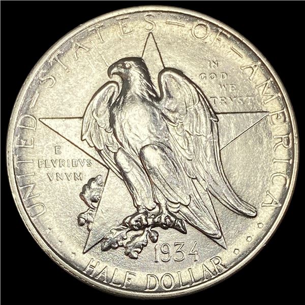 1934 Silver Texas Independence Half Dollar UNCIRCULATED