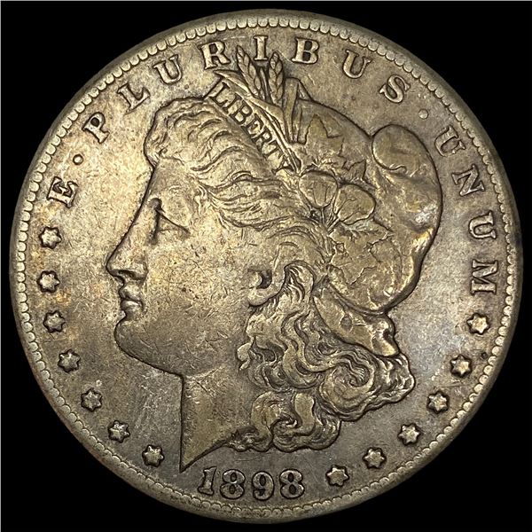 1898-S Silver Morgan Dollar LIGHTLY CIRCULATED