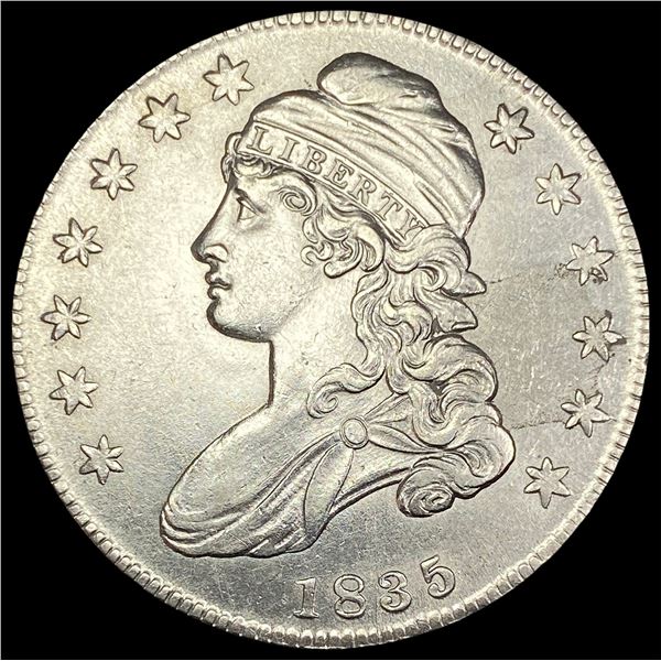 1835 Capped Bust Half Dollar CLOSELY UNCIRCULATED