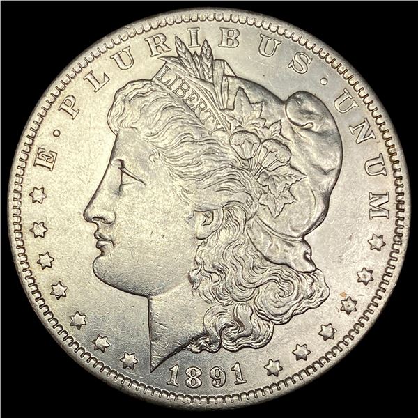 1891-CC Silver Morgan Dollar CLOSELY UNCIRCULATED