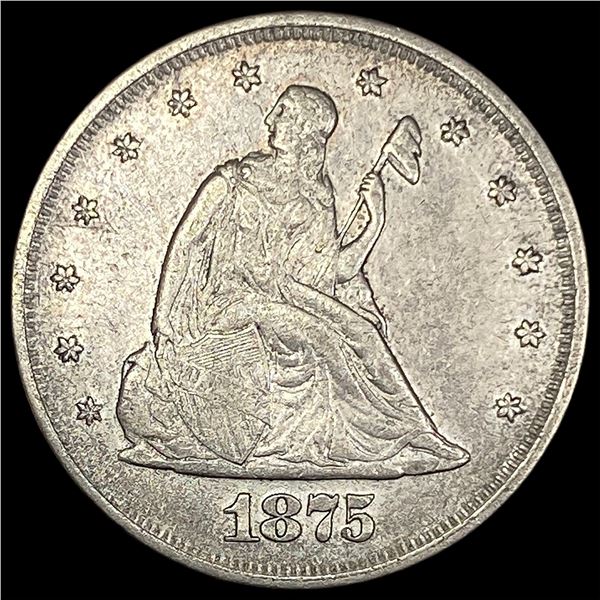 1875-S Silver Twenty Cents CLOSELY UNCIRCULATED