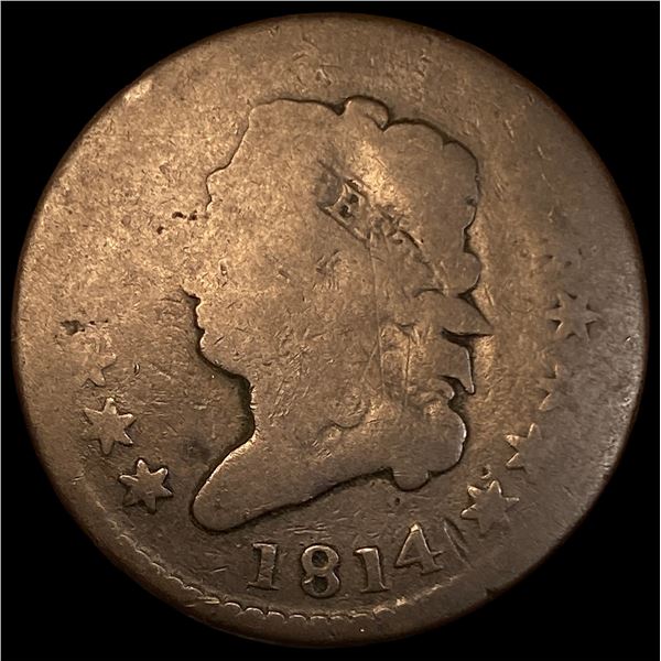 1814 Classic Head Large Cent NICELY CIRCULATED