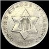 1851 Silver Three-Cent Piece NEARLY UNCIRCULATED