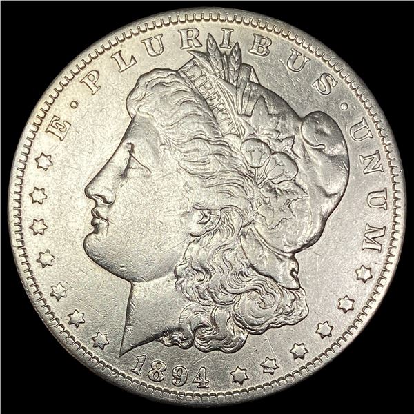 1894-O Silver Morgan Dollar NEARLY UNCIRCULATED