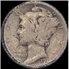 Image 1 : 1923-S Silver Mercury Dime NICELY CIRCULATED