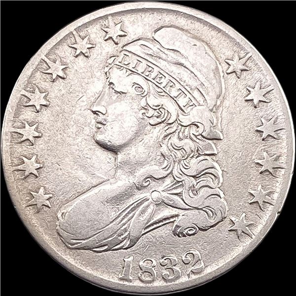 1832 Capped Bust Half Dollar NEARLY UNCIRCULATED