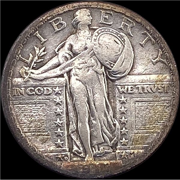 1924-D Silver Standing Liberty Quarter LIGHTLY CIRCULATED