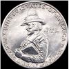 Image 1 : 1920 Silver Pilgrim Tercentenary Half Dollar CLOSELY UNCIRCULATED