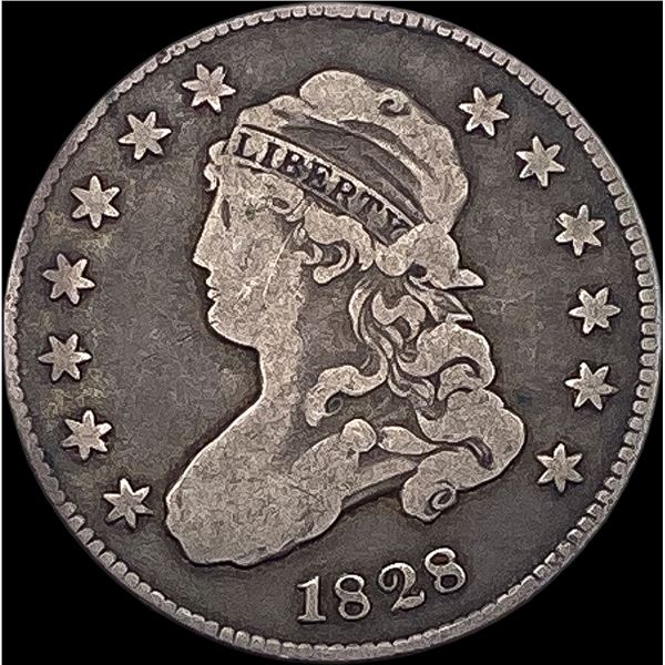 1828 Capped Bust Quarter LIGHTLY CIRCULATED