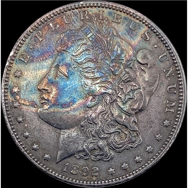 1892-CC Silver Morgan Dollar CLOSELY UNCIRCULATED