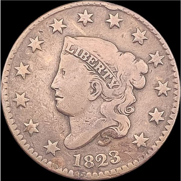 1823 Coronet Head Large Cent NICELY CIRCULATED