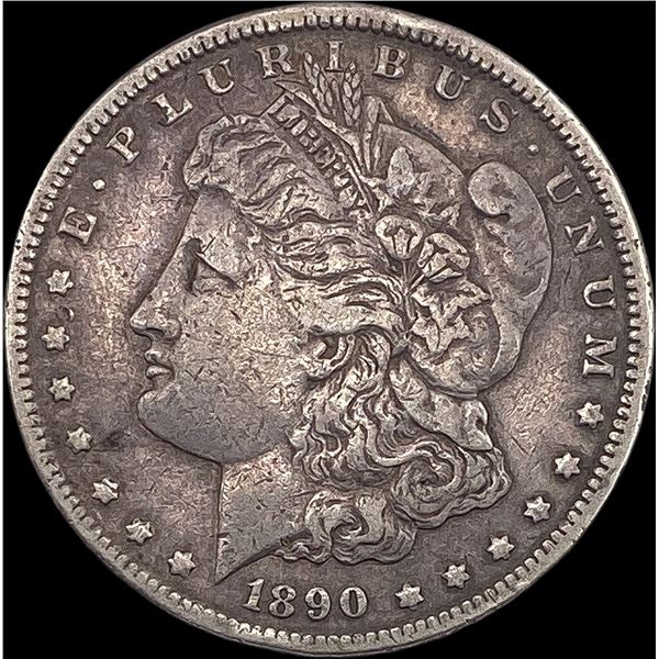 1890-CC Silver Morgan Dollar NEARLY UNCIRCULATED