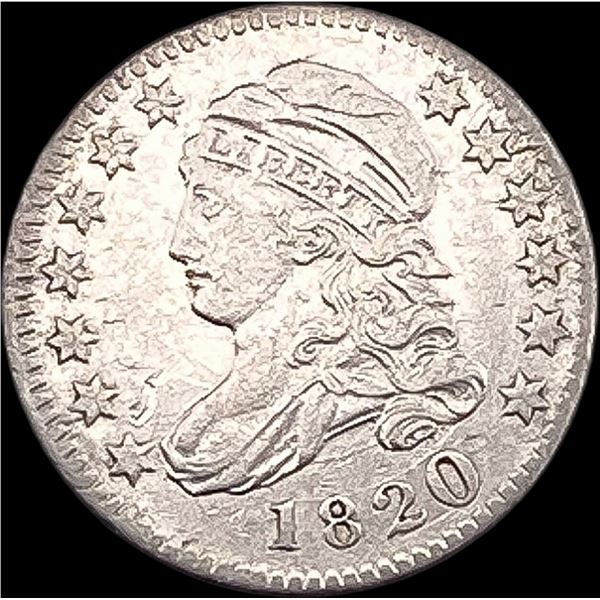 1820 Capped Bust Dime NEARLY UNCIRCULATED