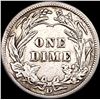 Image 2 : 1911-D Silver Barber Dime NEARLY UNCIRCULATED