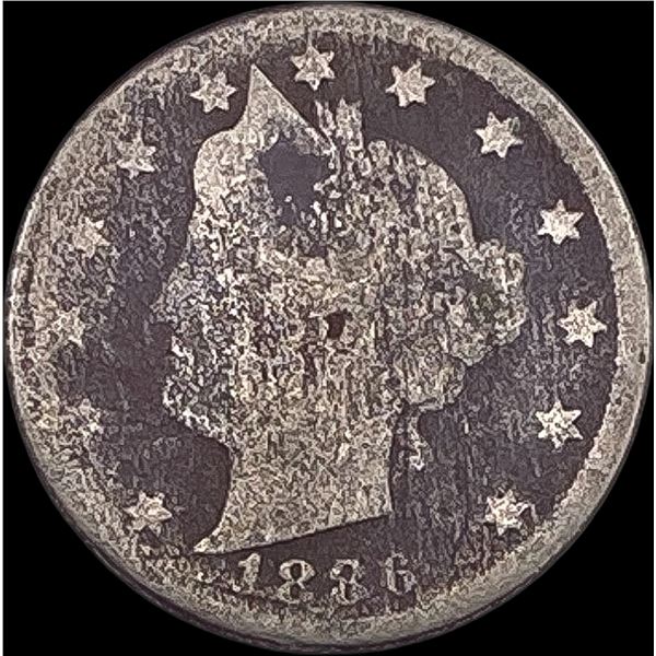 1886 Liberty Head Nickel NICELY CIRCULATED