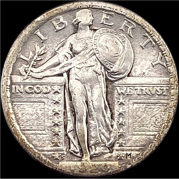 1928-S Silver Standing Liberty Quarter NEARLY UNCIRCULATED