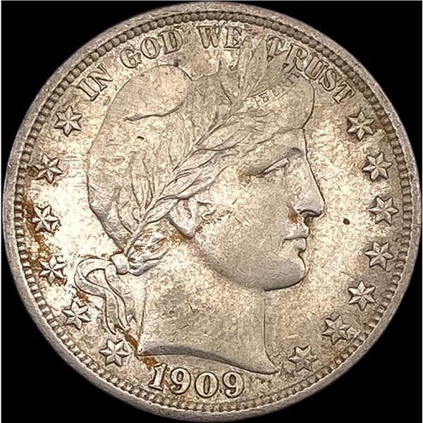 1909-D Silver Barber Half Dollar CLOSELY UNCIRCULATED