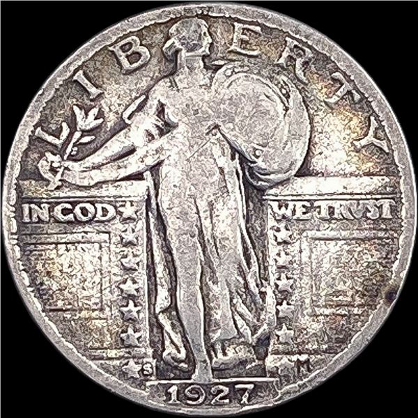 1927-S Silver Standing Liberty Quarter NICELY CIRCULATED
