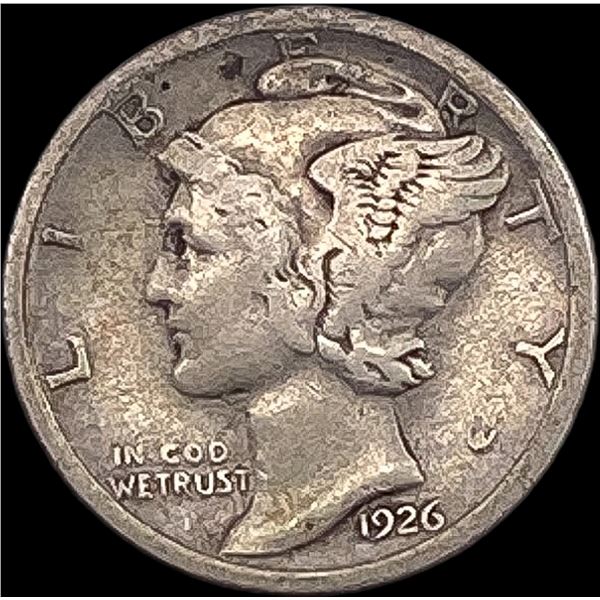 1926-S Silver Mercury Dime LIGHTLY CIRCULATED