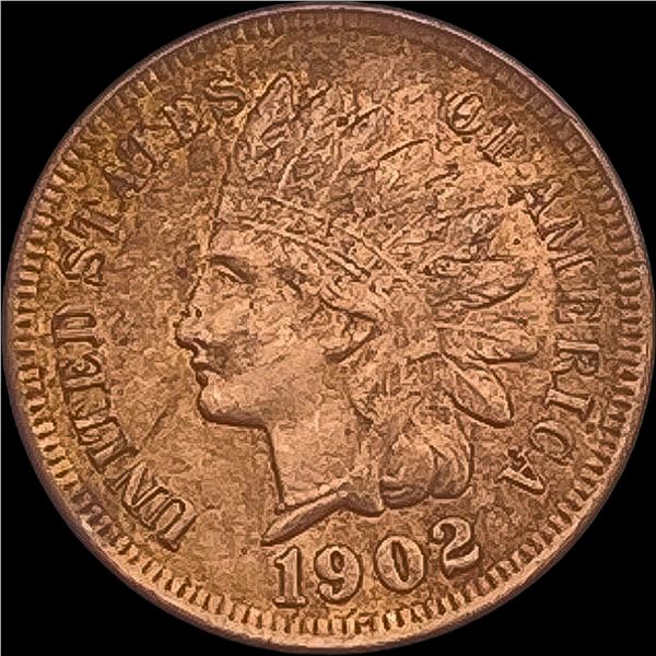 1902 Indian Head Cent CLOSELY UNCIRCULATED