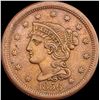 Image 1 : 1856 Braided Hair Large Cent CLOSELY UNCIRCULATED