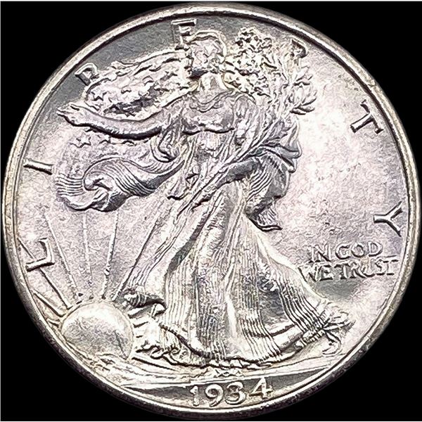 1934 Silver Half Dollar Walking Liberty UNCIRCULATED