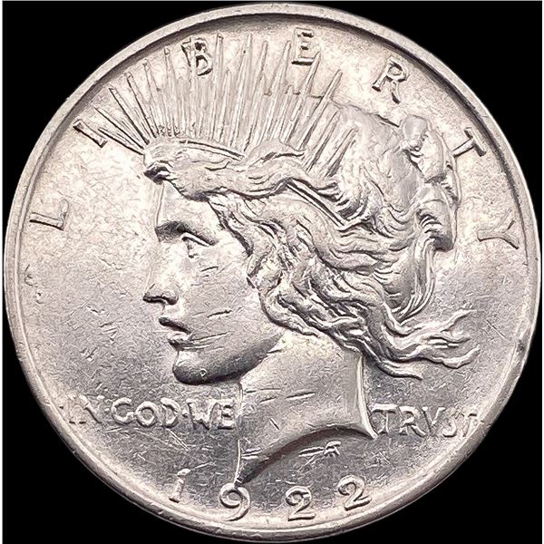 1922 Silver Peace Dollar CLOSELY UNCIRCULATED