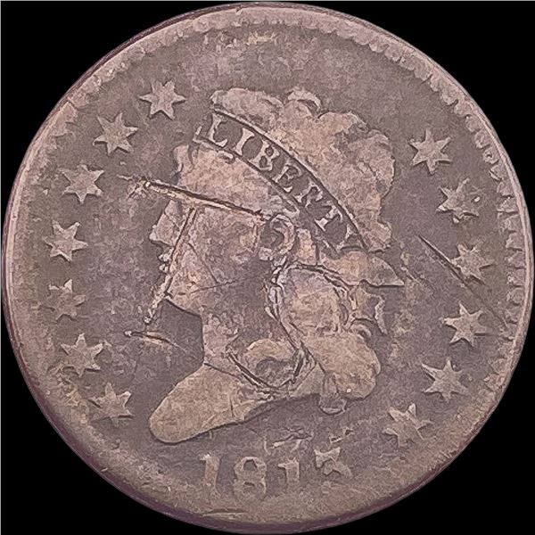 1815 Coronet Head Large Cent NICELY CIRCULATED