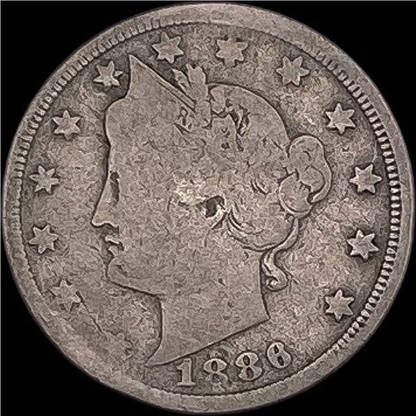1886 Liberty Head Nickel NICELY CIRCULATED