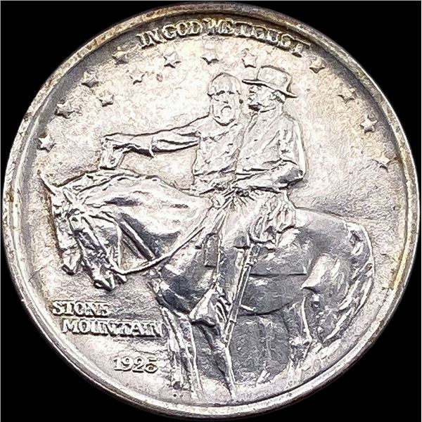 1925 Stone Mountain Silver Half Dollar CLOSELY UNCIRCULATED