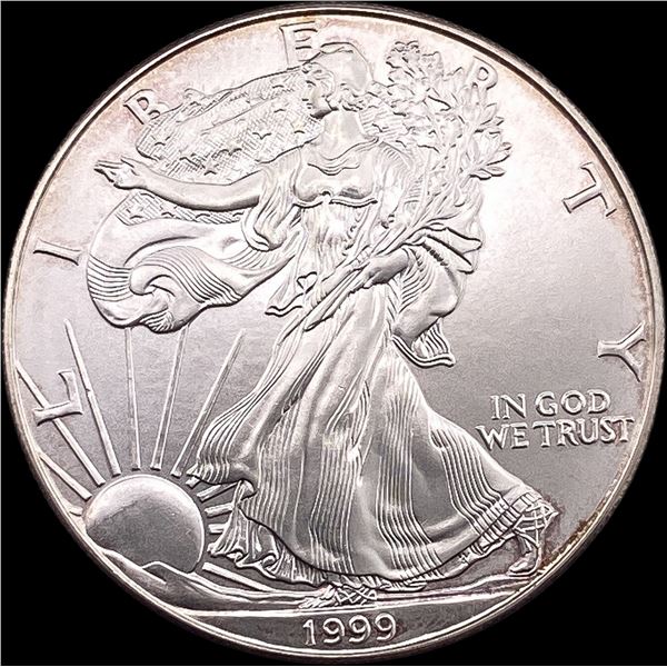1999 1 oz Silver American Eagle $1 SUPERB GEM BU