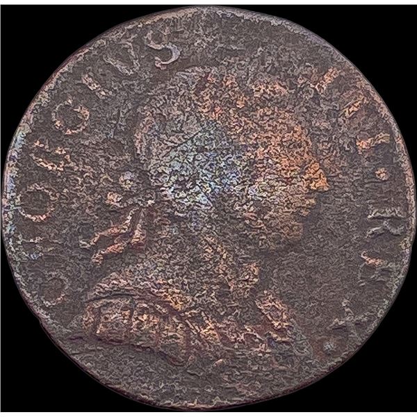 Great Britain 1775 Halfpenny George III. NICELY CIRCULATED