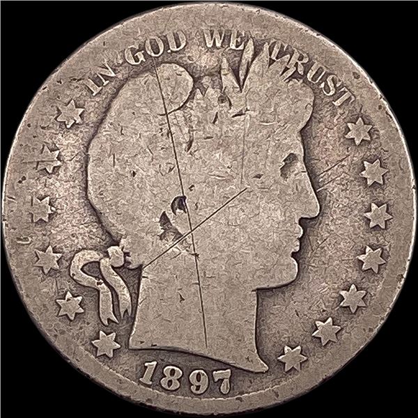 1897-O Silver Barber Half Dollar NICELY CIRCULATED