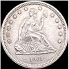 Image 1 : 1861 Seated Liberty Silver Quarter CLOSELY UNCIRCULATED