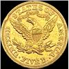 Image 2 : 1880 Liberty Head Half Eagle $5 Gold CLOSELY UNCIRCULATED