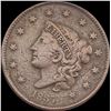 Image 1 : 1837 Coronet Head Large Cent LIGHTLY CIRCULATED
