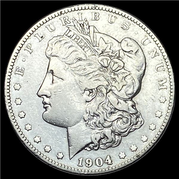 1904-S Silver Morgan Dollar NEARLY UNCIRCULATED