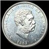 Image 1 : 1883 Silver 1/4 Dollar Hawaii Kalakaua I UNCIRCULATED
