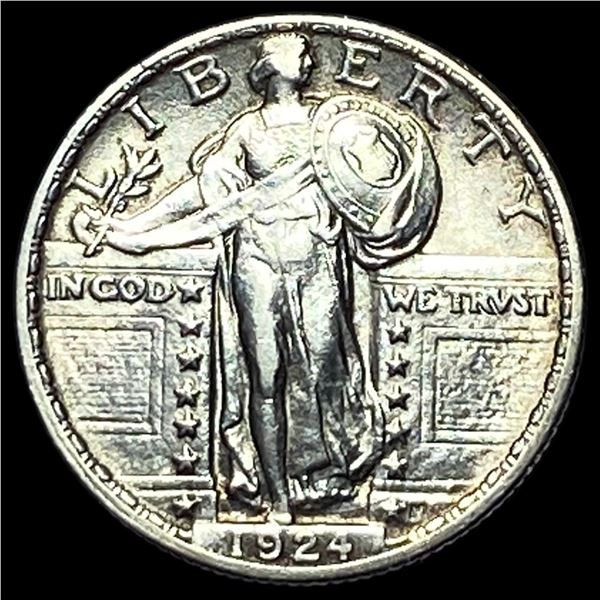 1924 Standing Liberty Silver Quarter CHOICE AU