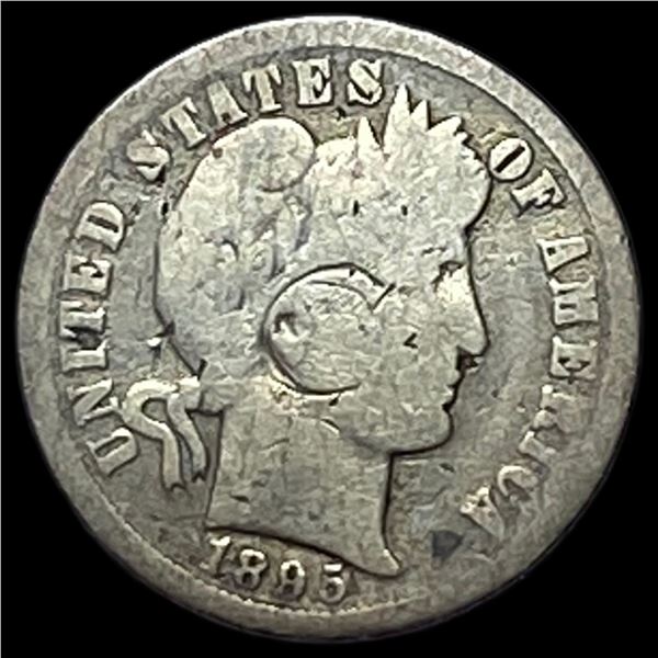 1895-O Silver Barber Dime NICELY CIRCULATED