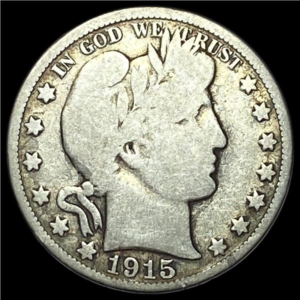 1915 Barber Half Dollar NICELY CIRCULATED