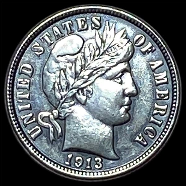 1913 Barber Dime CLOSELY UNCIRCULATED