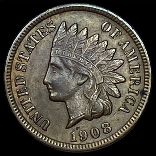1908-S Indian Head Cent CHOICE AU