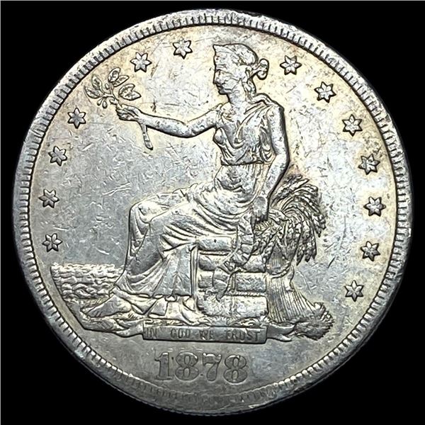 1878-S Silver Trade Dollar NICELY CIRCULATED