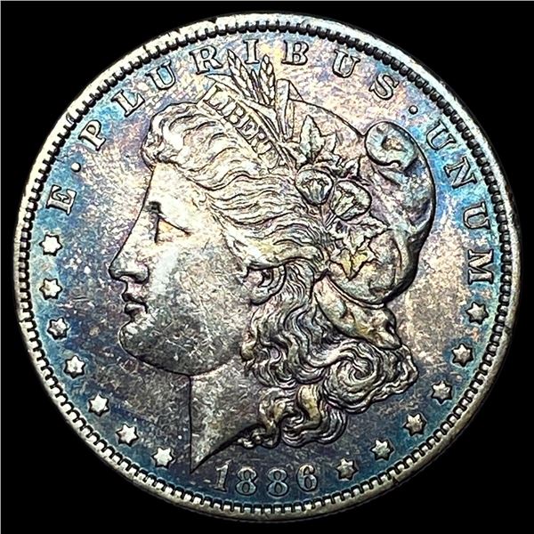 1886-O Silver Morgan Dollar NEARLY UNCIRCULATED