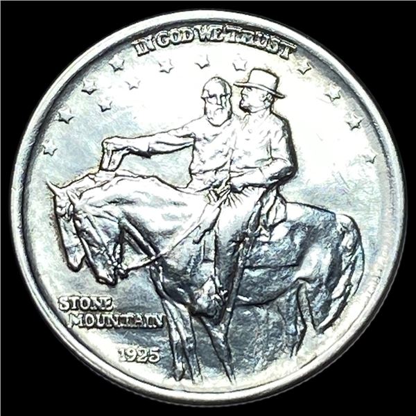 1925 Stone Mountain Silver Half Dollar CLOSELY UNCIRCULATED