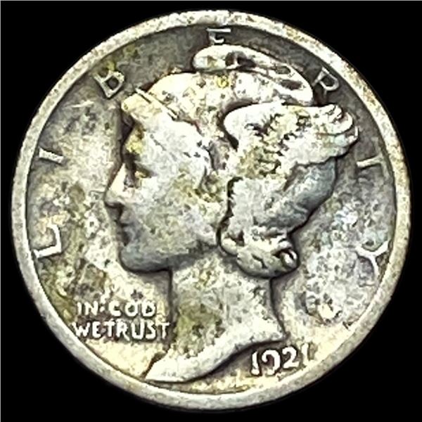 1921 Silver Mercury Dime LIGHTLY CIRCULATED