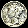 Image 1 : 1921 Silver Mercury Dime LIGHTLY CIRCULATED